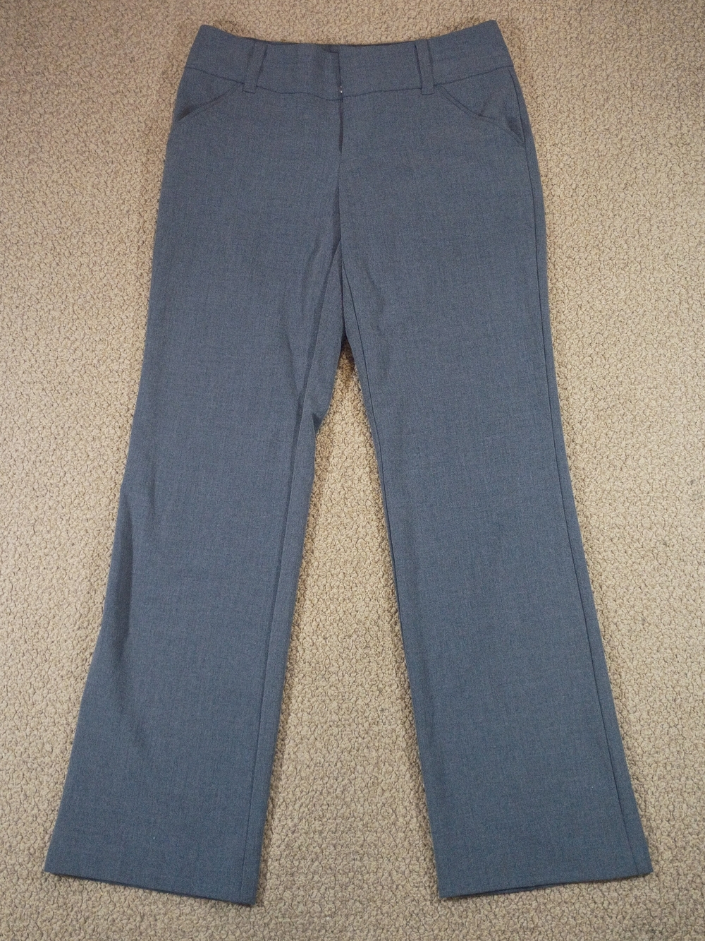 Daisy Fuentes Women's Gray Wide Leg Dress Office Pants 10